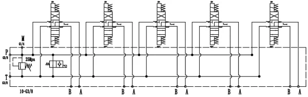 gidroraspredelitel-sekcionnyy-dcf6j-1xjcg24-b-5-25z5l-5-sekciy-upravlenie-elektricheskoe-rekith-chertyozh-1